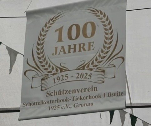 100 Jahre Offiziere Tiekerhook in Gronau 2025